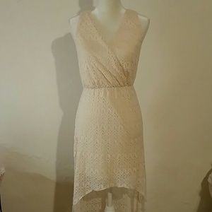(NEW) Charlotte Russe Ivory Beige Maxi Dress